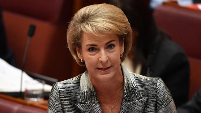 Skills and Vocational ­Education Minister Michaelia Cash. Picture: AAP