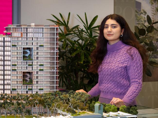 Amanda Eessa is starting a Master of Architecture, assisted by a Frasers Property Australia scholarship.