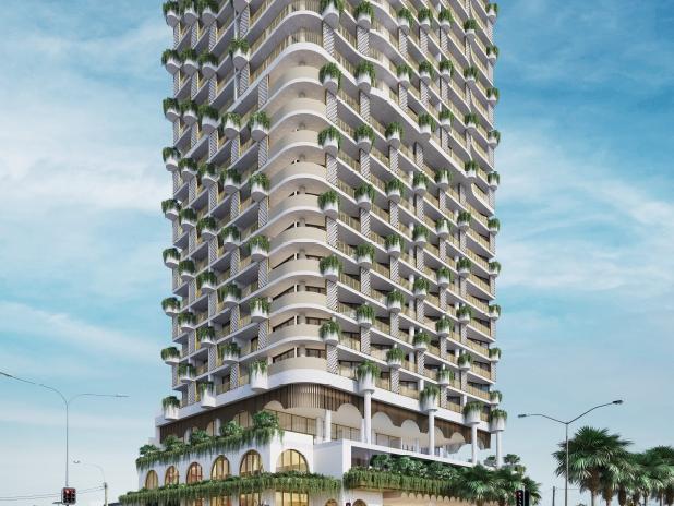 Artist impression of The Collective tower at Palm Beach