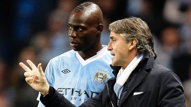 Roberto Mancini tells Mario Balotelli he must work harder to become one of  the world's best