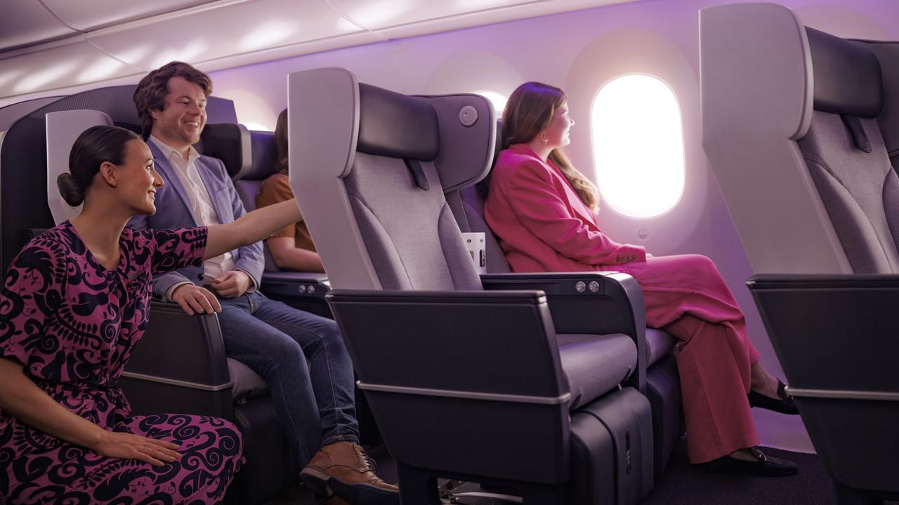 Air New Zealand’s Premium Economy cabin.