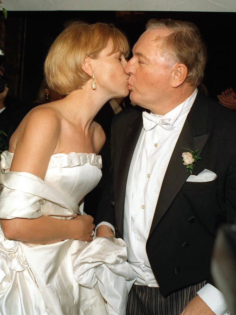 Alan Bond marries Diana Bliss in May 1996.