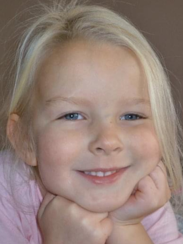 Her eight-year-old sister Pippa Milthorpe was also being abused. Picture: Copyright news.com.au