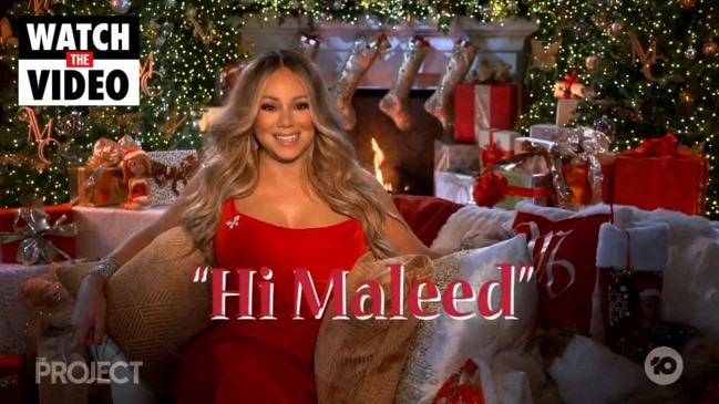 Mariah Carey gets Waleed Aly's name wrong (The Project)