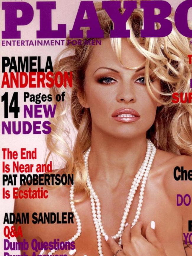 Pamela Anderson on Playboy magazine. Picture: Supplied