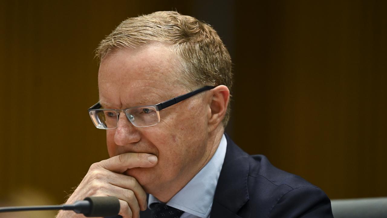 RBA governor Dr Lowe says he’s disturbed by CEO salaries. Picture: AAP Image/Lukas Coch