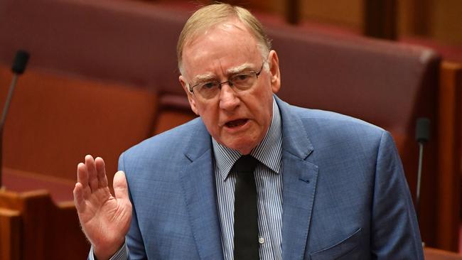 Ian Macdonald charged taxpayers $10,000 to bring his wife to Canberra. (Pic: Mick Tsikas/AAP)