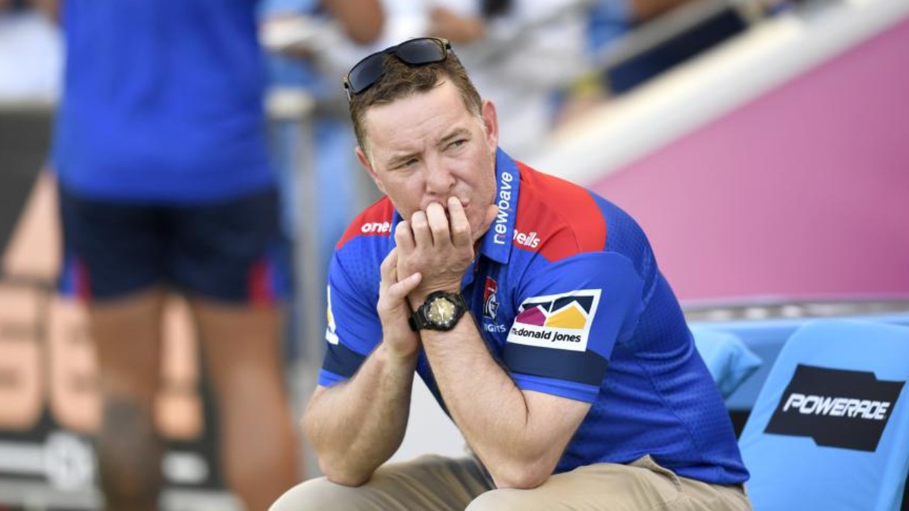 Newcastle Knights coach Adam O'Brien. Picture: NRL Photos