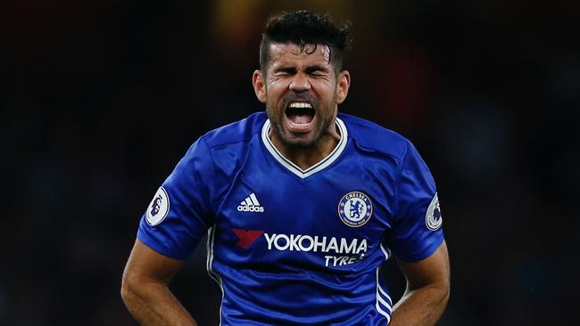 Chelsea's Brazilian-born Spanish striker Diego Costa.