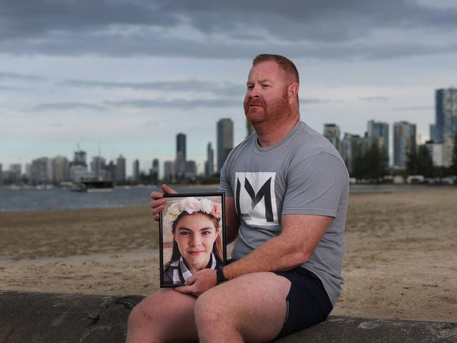 Todd Murphy lost his 15-year-old daughter Lacie Murphy to suicide Picture: Adam Head