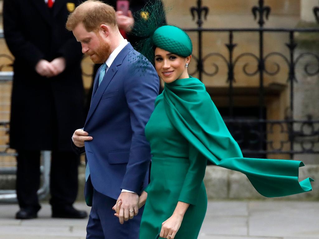 Many have been wondering how the royals will respond to Harry and Meghan’s new tome. Picture: Tolga Akmen/AFP