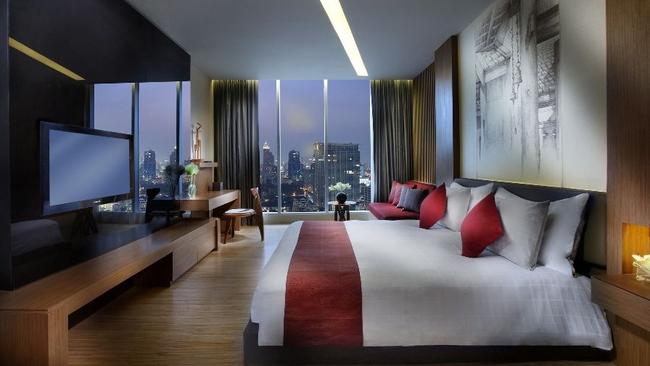 A guestroom in the Sofitel So Bangkok.