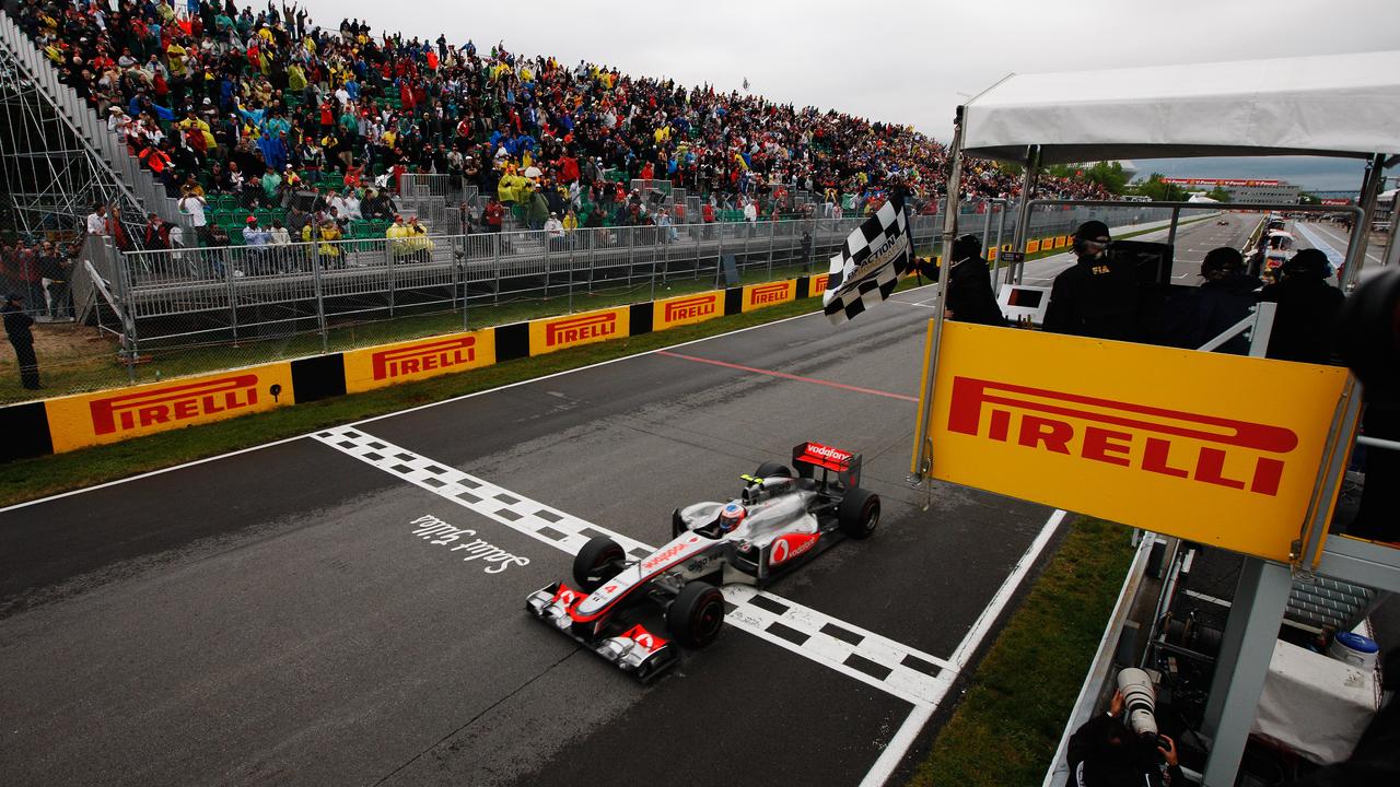 Jenson Button's stunning Montreal win in 2011 was extraordinary.