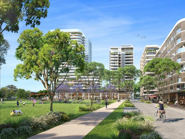 Fresh pictures of the new design of Crescent Parklands at Holroyd.