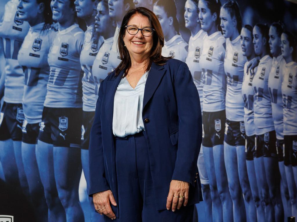 NSWRL’s first female chair, Carolyn Campbell wants to change the schedule for women’s Steate of Origin. Picture: Justin Lloyd.
