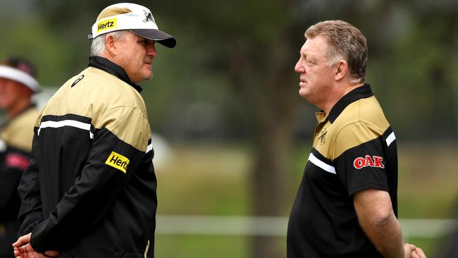 Anthony Griffin and Phil Gould do not get along. Picture: Gregg Porteous