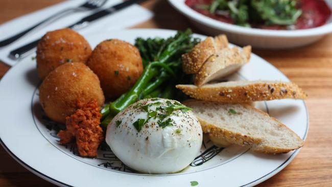 6: Buffalo Dining Club: This mozzarella bar in Darlinghurst is all about the cheese. You get balls of fresh mozzarella or creamy burrata served with two sides or spaghetti cacio e pepper, cheese and pepper, served in a hollowed out parmesan wheel. It’s theatrical and delicious.