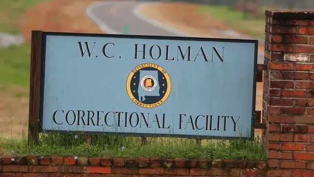 Miller is incarcerated at the W.C. Holman Correctional Facility. Picture: Alabama Dept of Corrections