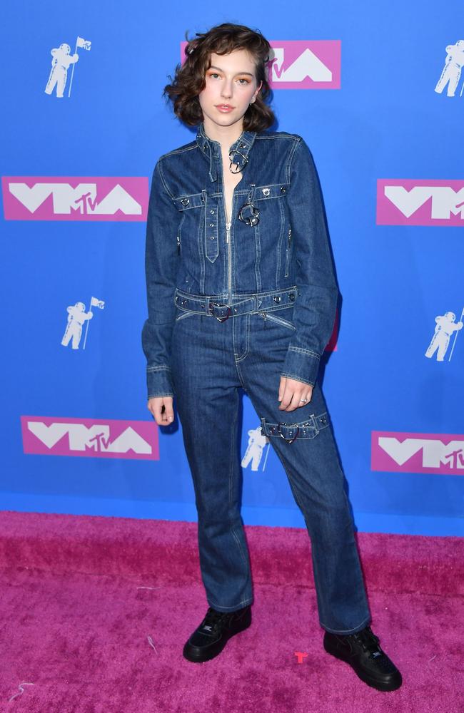US singer-songwruter King Princess attends the 2018 MTV Video Music Awards at Radio City Music Hall on August 20, 2018 in New York City. Picture: ANGELA WEISS / AFP