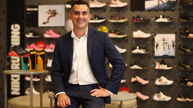 Super Retail CEO Anthony Heraghty says shoppers returned to stores in the second half Picture: Jane Dempster