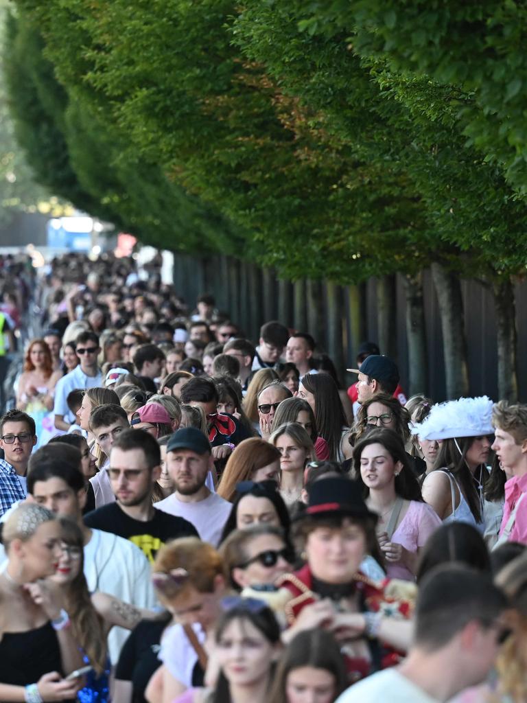 More than 65,000 fans were expected to attend her Vienna shows per day. Picture: Sergei GAPON/AFP