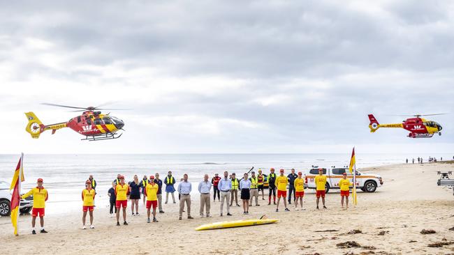 Life Savers are urging beachgoers to swim between the flags. Picture: Jake Nowakowski.