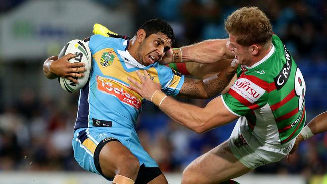 Albert Kelly last played in the NRL for the Titans in 2014. Pics Adam Head