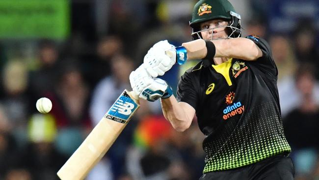 Steve Smith put on a masterclass on Tuesday night, proving his quality in cricket's shortest format. Picture: AAP