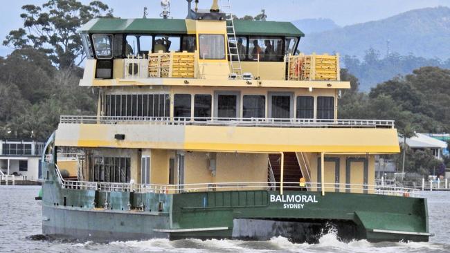 The new Emerald class Sydney ferry. Pic Nathan Edwards