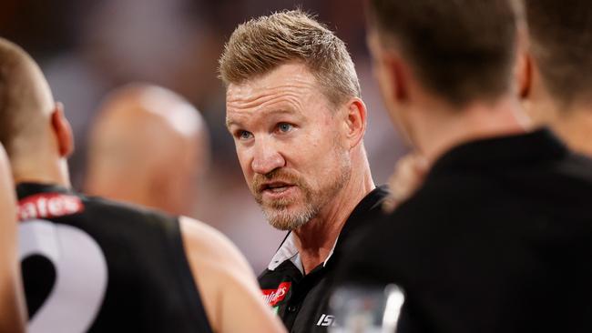 The pressure will be right on Nathan Buckley and Collingwood in 2021. Picture: Michael Willson/AFL Photos via Getty Images