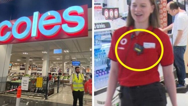 Coles has already introduced body cams in response to urgent need. Picture: Supplied