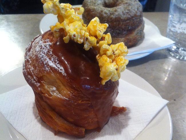 Brewtown Cafe has three varieties of cruffin on sale - Rocky Road, Orange Blossom and Nutella Crunch.