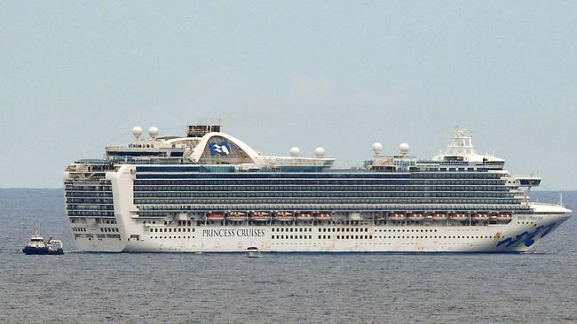 The Ruby Princess cruise ship. Picture: AAP