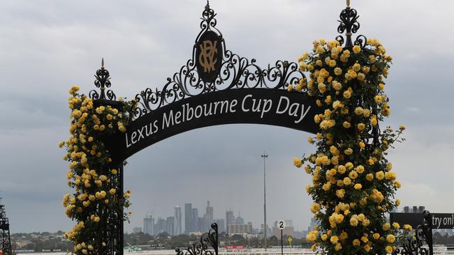 It’s a bleak skyline on Melbourne. Pic: AAP