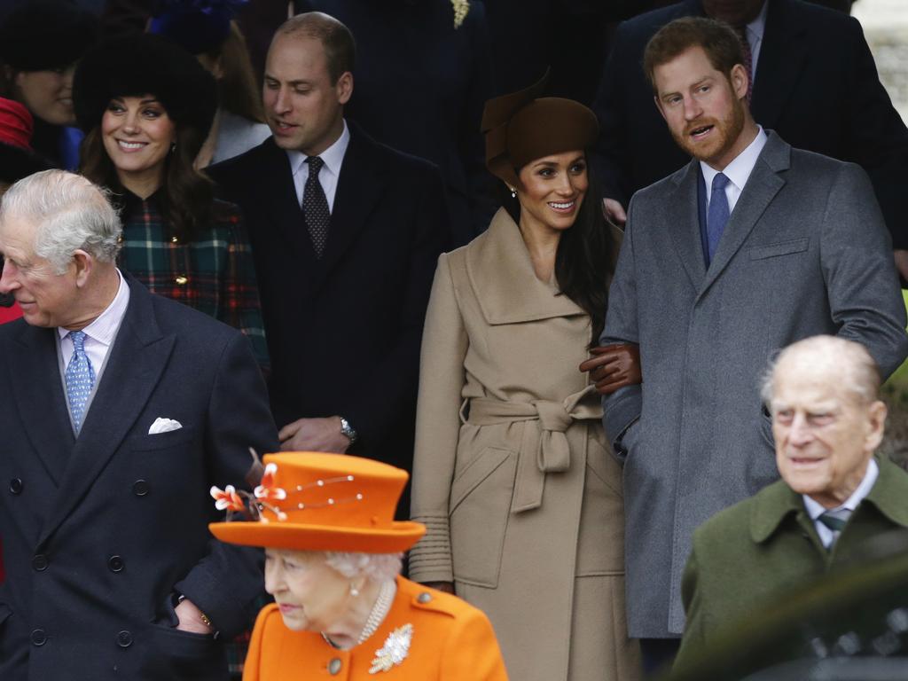 Rumours of a feud between the princes and their wives have dogged the ‘fab four’. Picture: AP Photo/Alastair Grant, File