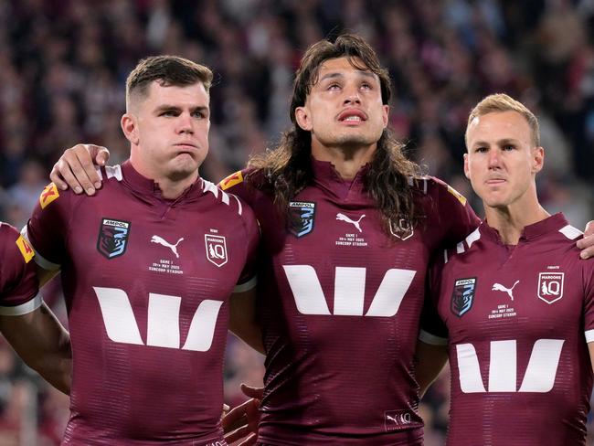 Did Tino Fa'asuamaleaui’s emotions get the better of him? Picture: Getty Images