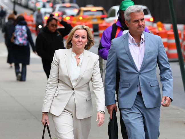 Forensic psychologist Dawn Hughes arrives for the Sean 