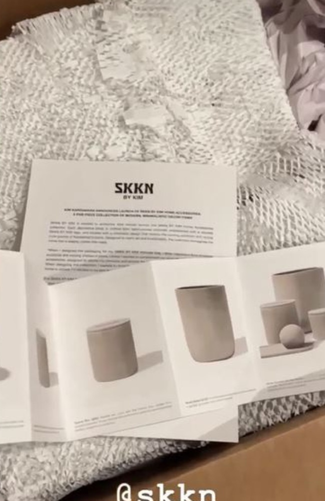 Kim Kardashian launches SKKN by Kim home accessories