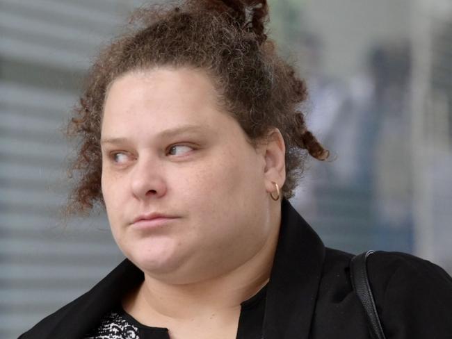 BRISBANE, AUSTRALIA - NewsWire Photos February 13, 2025: Emily-Jean Taylor Reynolds was sentenced for her role in the abuse of a 13 yr old. Picture: NewsWire / Sarah Marshall