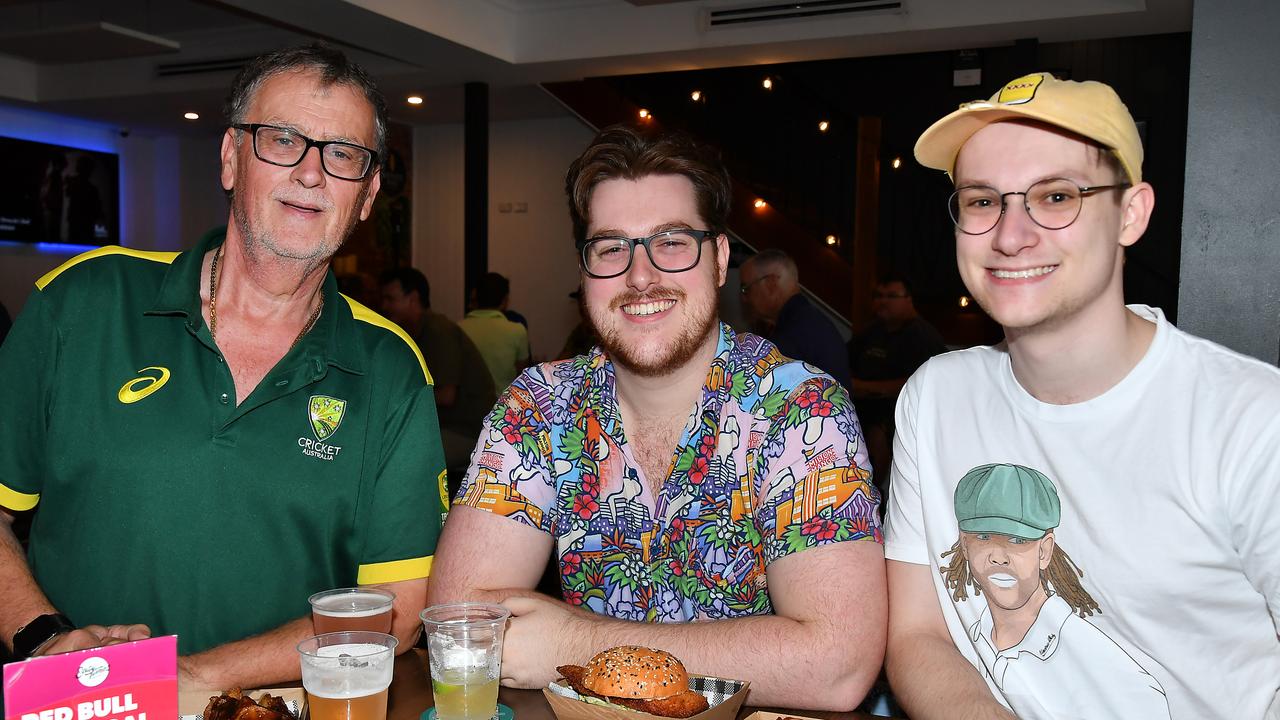 People at Easy Times Brewing ahead of day one of the Gabba Test vs. the West Indies. Thursday January 25, 2024. Picture, John Gass