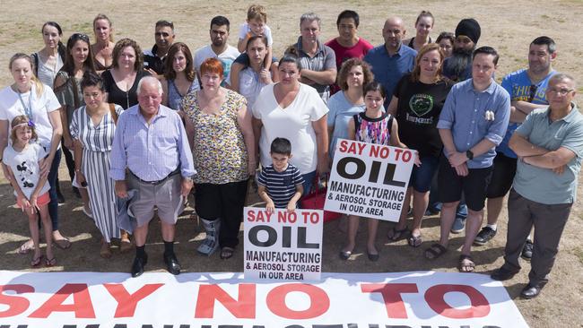 Residents are angry about a proposed Nulon Motor Oils warehouse development. Picture: Matthew Vasilescu