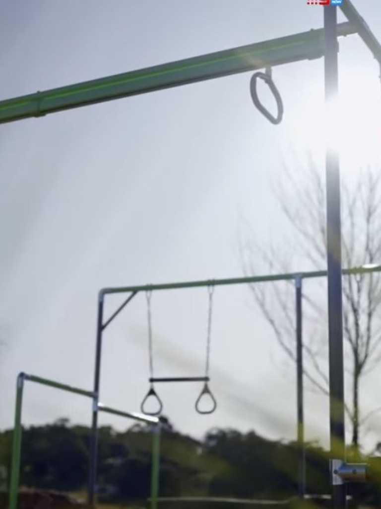 Tom and Sarah-Jane's play equipment.