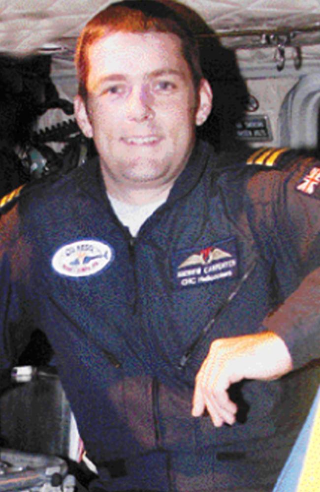 Pilot Andrew Carpenter who was killed in the RACQ-CQ Rescue Helicopter crash of 2003. Photo Contributed
