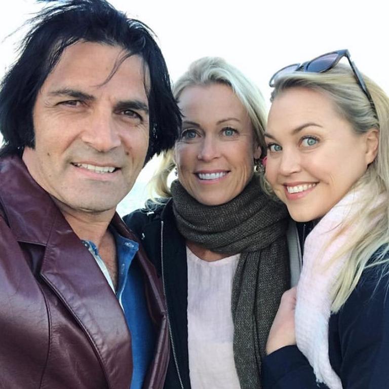 Lisa Curry with Jaimi and second husband Mark Tabone. Picture: Instagram