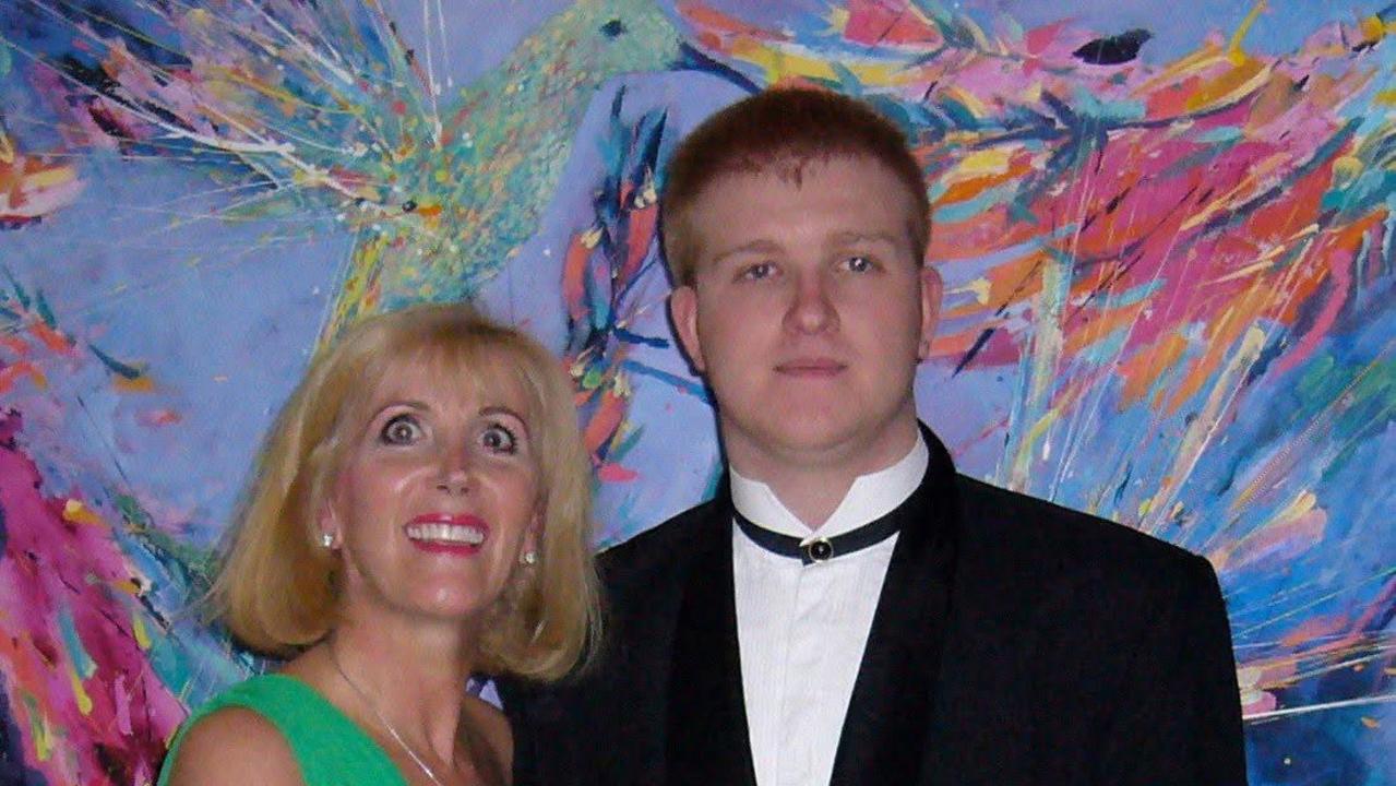 Rory Sykes, 32, with his mother Shelly Sykes. Picture: X