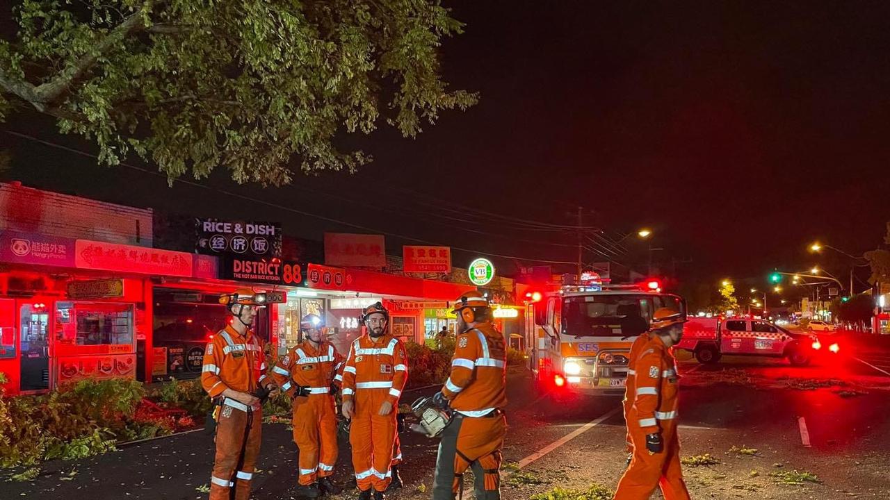 SES Monash Unit received the largest number of calls for help statewide following severe storms on Tuesday. Picture: SES Monash Unit