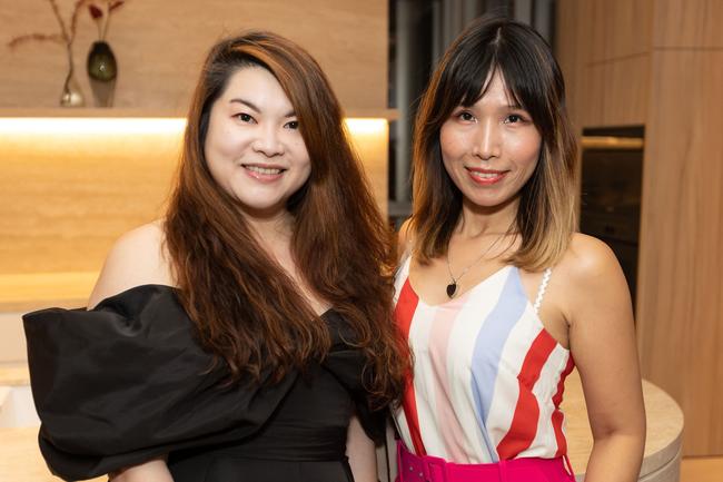 Amanda Fang and Stella Cheng at the Beach House Launch, The Pulse April 18 2023. Picture: Celeste Humphrey