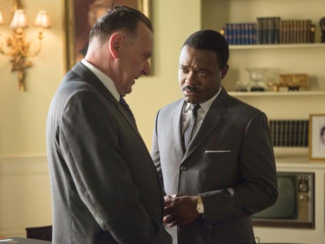 Aqusations made ... The civil rights clash between President Johnson (Tom Wilkinson) and Martin Luther King (David Oyelowo) continued off-screen after Selma. Picture: StudioCanal