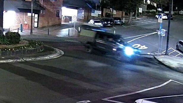 Police released CCTV footage of the vehicle.