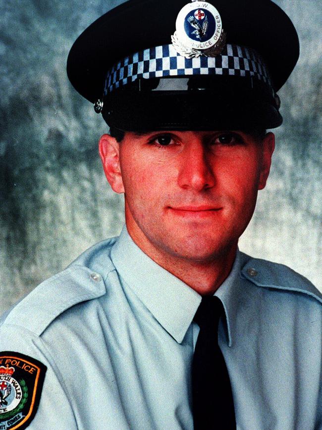 David Carty who was stabbed to death while still partly in uniform.